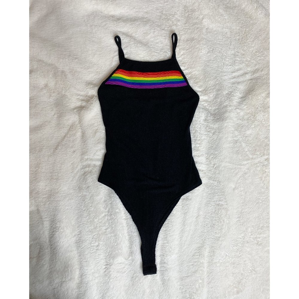Forever 21 Rainbow Body Suit